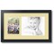 ArtToFrames Collage Photo Picture Frame with 1 - 5x7, 8x10 inch Openings, Framed in Black with Over 62 Mat Color Options and Regular Glass (CSM-3926-166)